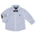 Mayoral Baby Long Sleeve Cotton Dress Shirt with Bow Tie_2111 - NorthBoys