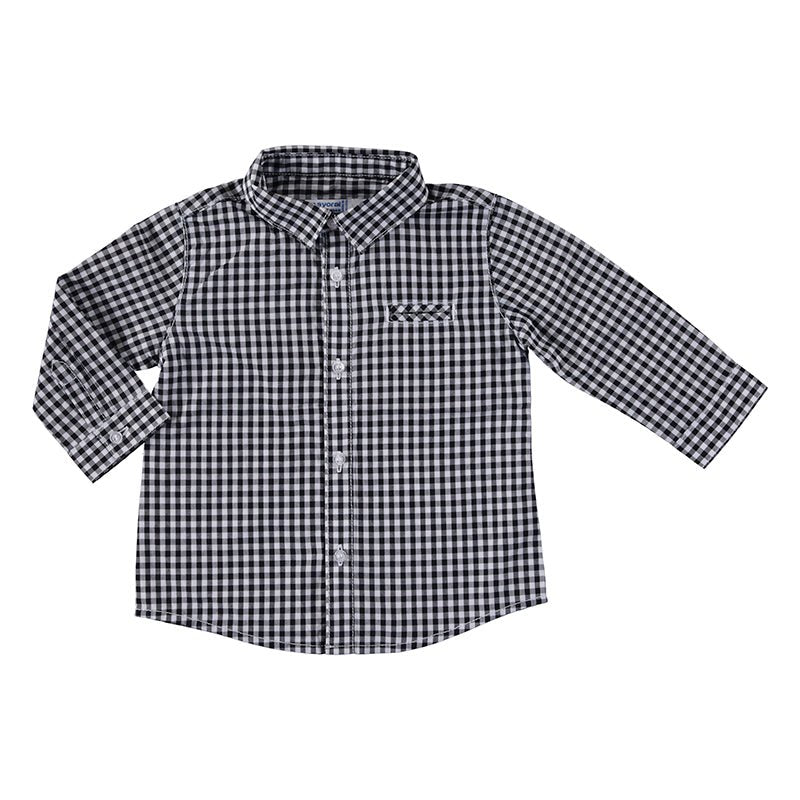 Mayoral Baby L/s Poplin Check Shirt 2145 - 58 - NorthBoys