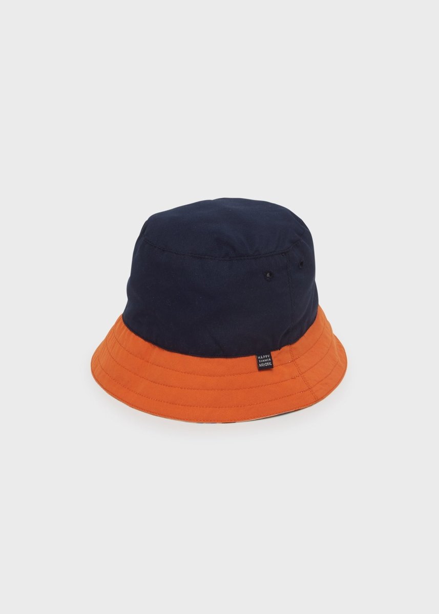 Mayoral Baby Reversible Printed Hat_ Clay 10181 - 36 - NorthBoys