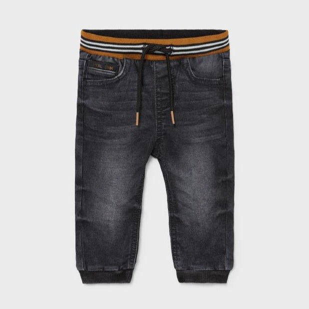 Mayoral Baby Soft Black Denim Jogger 2534 - 75 - NorthBoys