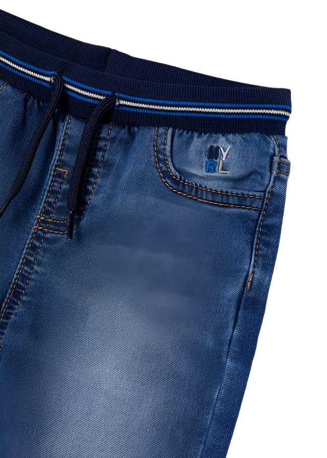 Mayoral Baby Soft Denim Joggers _Blue 2535 - 20 - NorthBoys