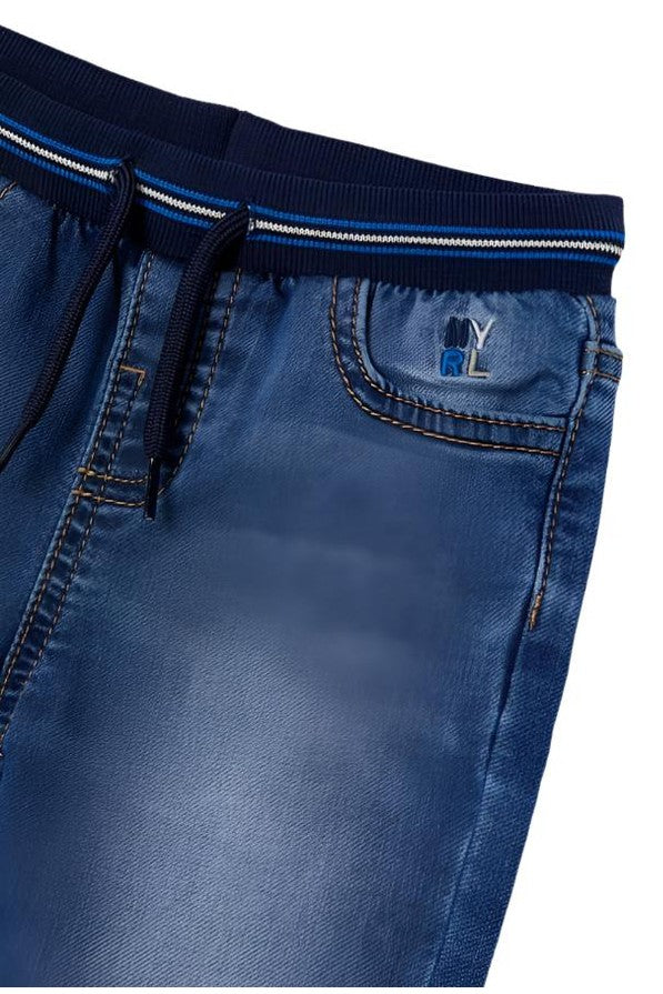Mayoral Baby Soft Denim Joggers _Blue 2535 - 20 - NorthBoys