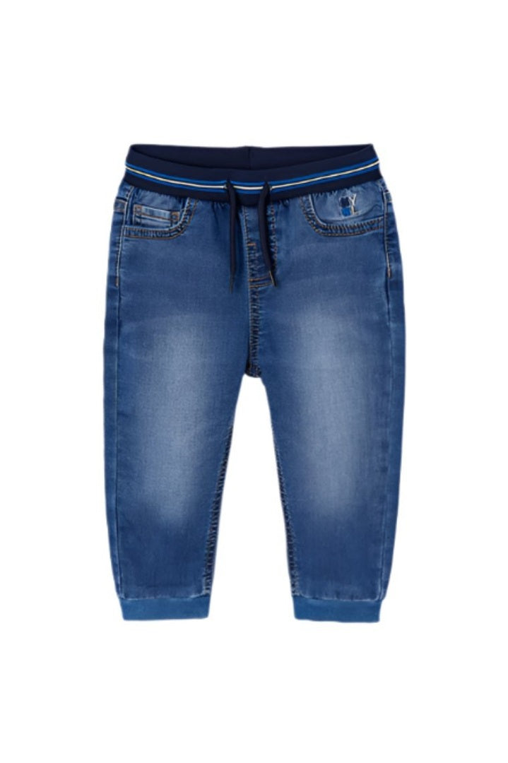 Mayoral Baby Soft Denim Joggers _Blue 2535 - 20 - NorthBoys