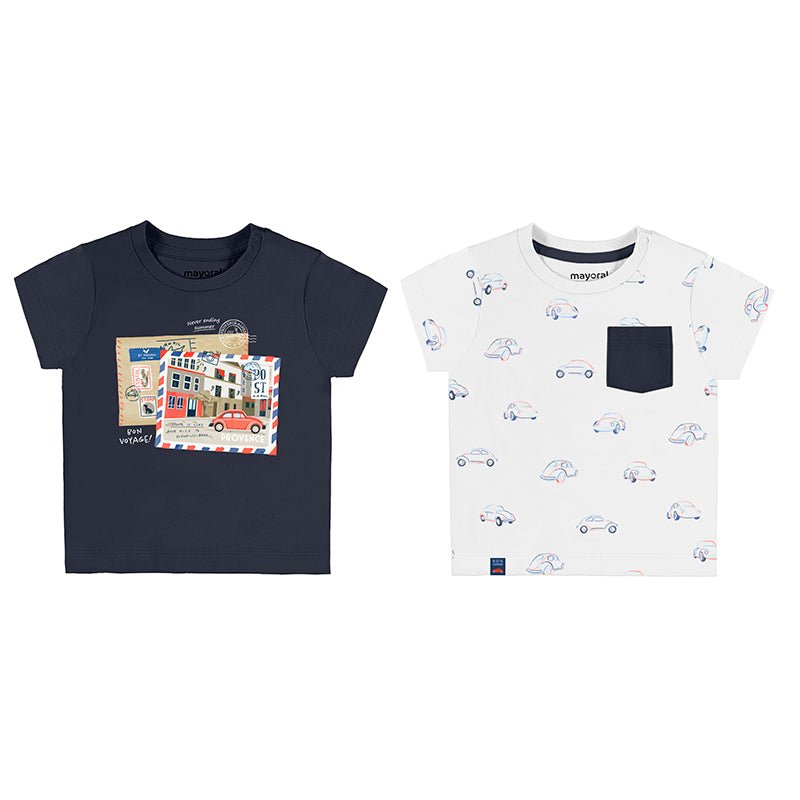 Mayoral Baby T-Shirt 2pc Set w/Print _Navy 1005 - 43 - NorthBoys