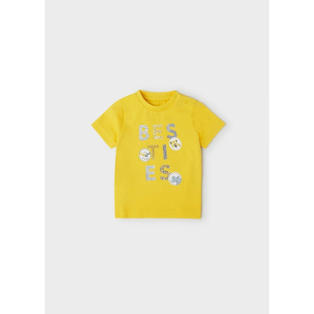 Mayoral Baby T-Shirt w/Besties Print _White 1011 - 21 - NorthBoys
