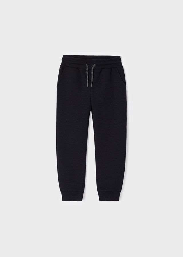Mayoral Mini Basic Cuffed Fleece Sweatpants _Black 725 - 52 - NorthBoys