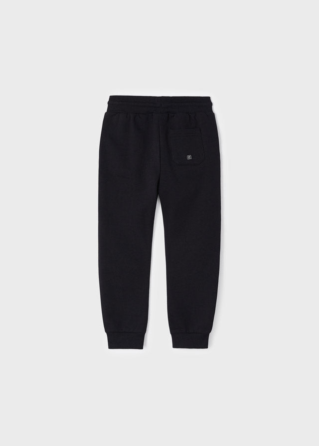 Mayoral Mini Basic Cuffed Fleece Sweatpants _Black 725 - 52 - NorthBoys