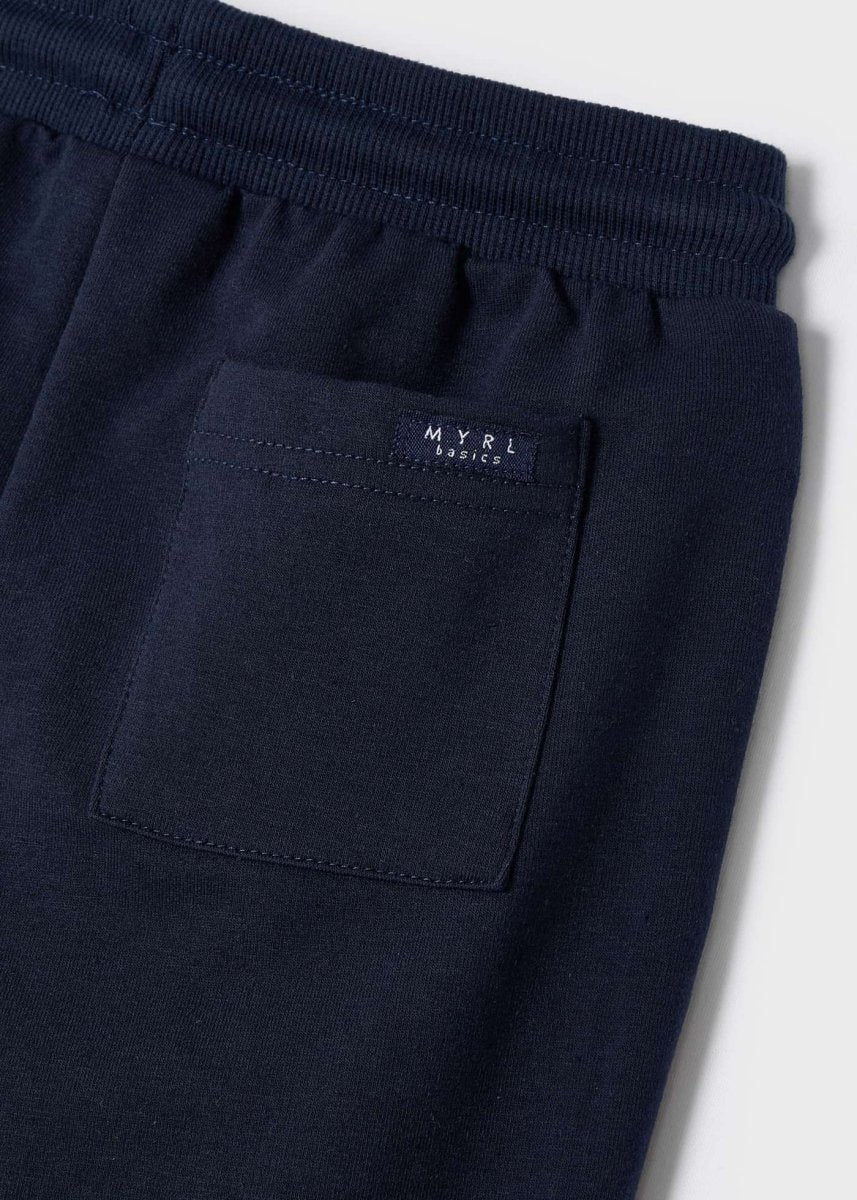 Mayoral Mini Basic Cuffed Fleece Sweatpants _Navy 742 - 68 - NorthBoys
