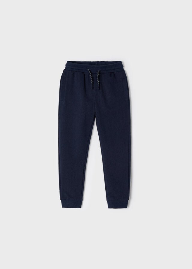 Mayoral Mini Basic Cuffed Fleece Sweatpants _Navy 742 - 68 - NorthBoys
