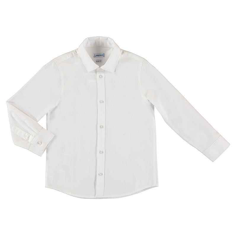 Mayoral Mini Basic L/S Shirt _White 146 - 29 - NorthBoys