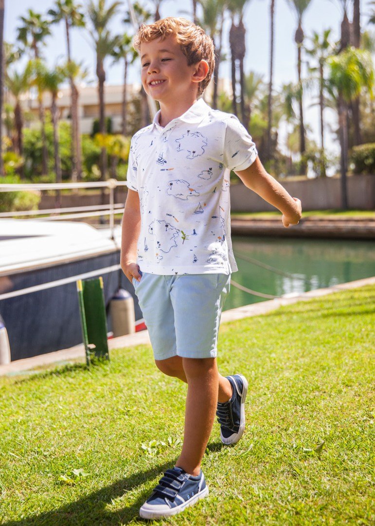 Mayoral Mini Basic Twill Chino Shorts_Blue 202 - 74 - NorthBoys