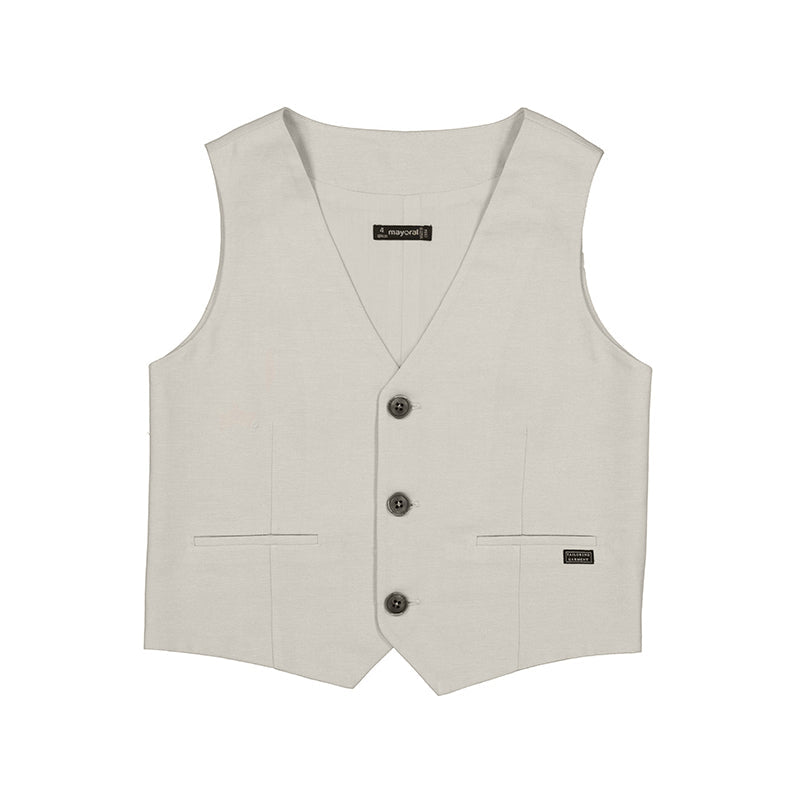 Mayoral Mini Beige Tailored Vest_3349 - 43 - NorthBoys