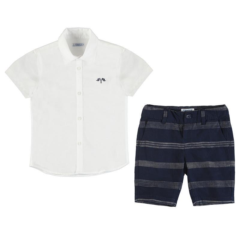 Mayoral Mini Bermuda Shorts & Shirt Set - NorthBoys