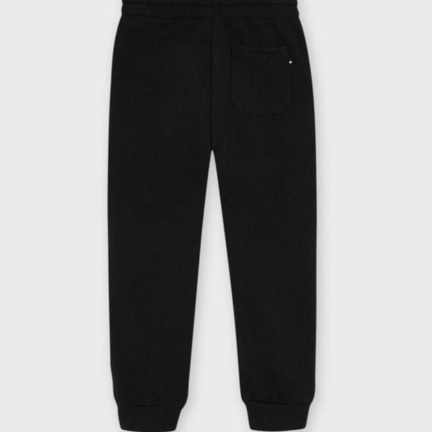 Mayoral Mini Boys Cuffed Fleece Black Sweatpants 725 - 17 - NorthBoys