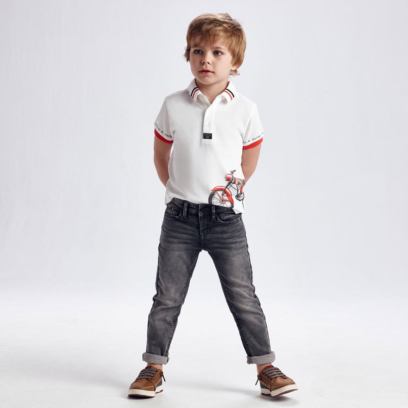 Mayoral Mini Boys Denim Grey Jeans - NorthBoys