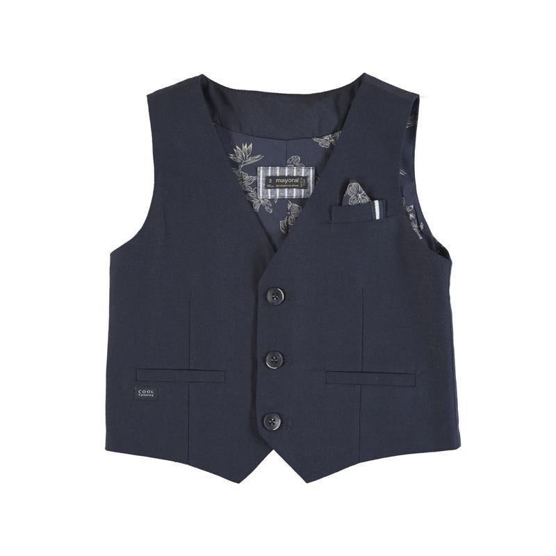 Mayoral Mini Boys Tailored Linen Vest - NorthBoys