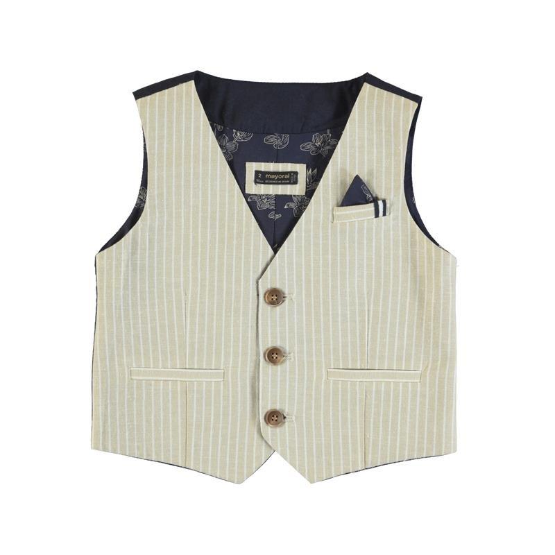 Mayoral Mini Boys Tailored Linen Vest - NorthBoys