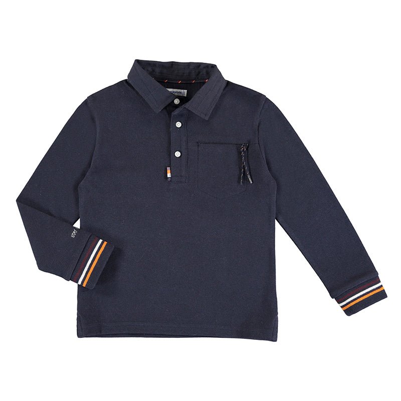 Mayoral Mini L/S Polo _Navy 4175 - 53 - NorthBoys