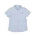 Mayoral Mini Short Sleeve Dress Shirt_ Blue 3159 - NorthBoys