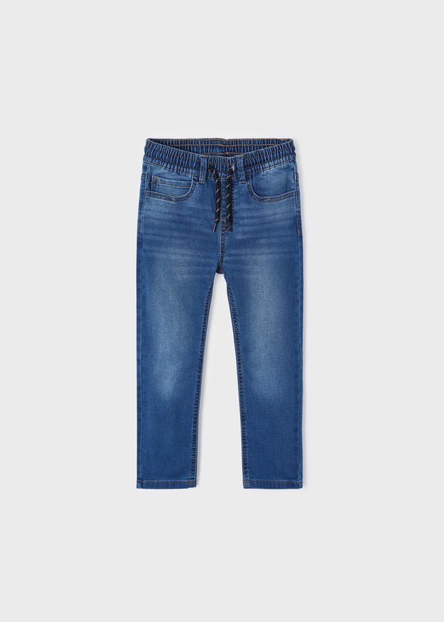 Mayoral Mini Soft Denim Jogger Pants _Blue 4598 - 60 - NorthBoys