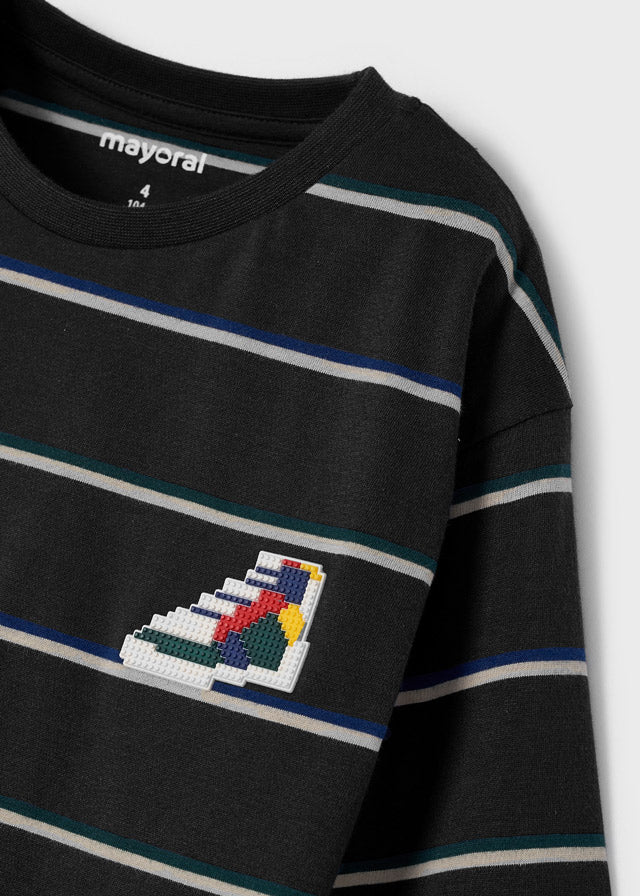 Mayoral Mini Striped Shirt _Navy 4017 - 64 - NorthBoys