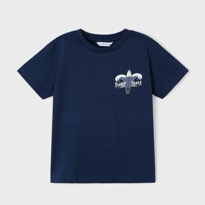 Mayoral Mini T-Shirt Surf Time _ Navy 3013 - 92 - NorthBoys