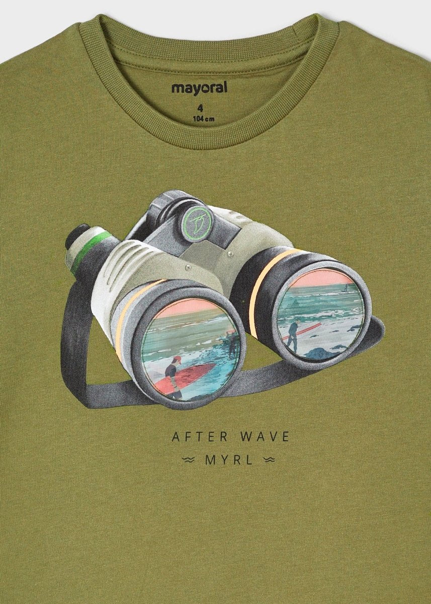 Mayoral Mini T-Shirt w/ Binoculars_ Green 3018 - 83 - NorthBoys