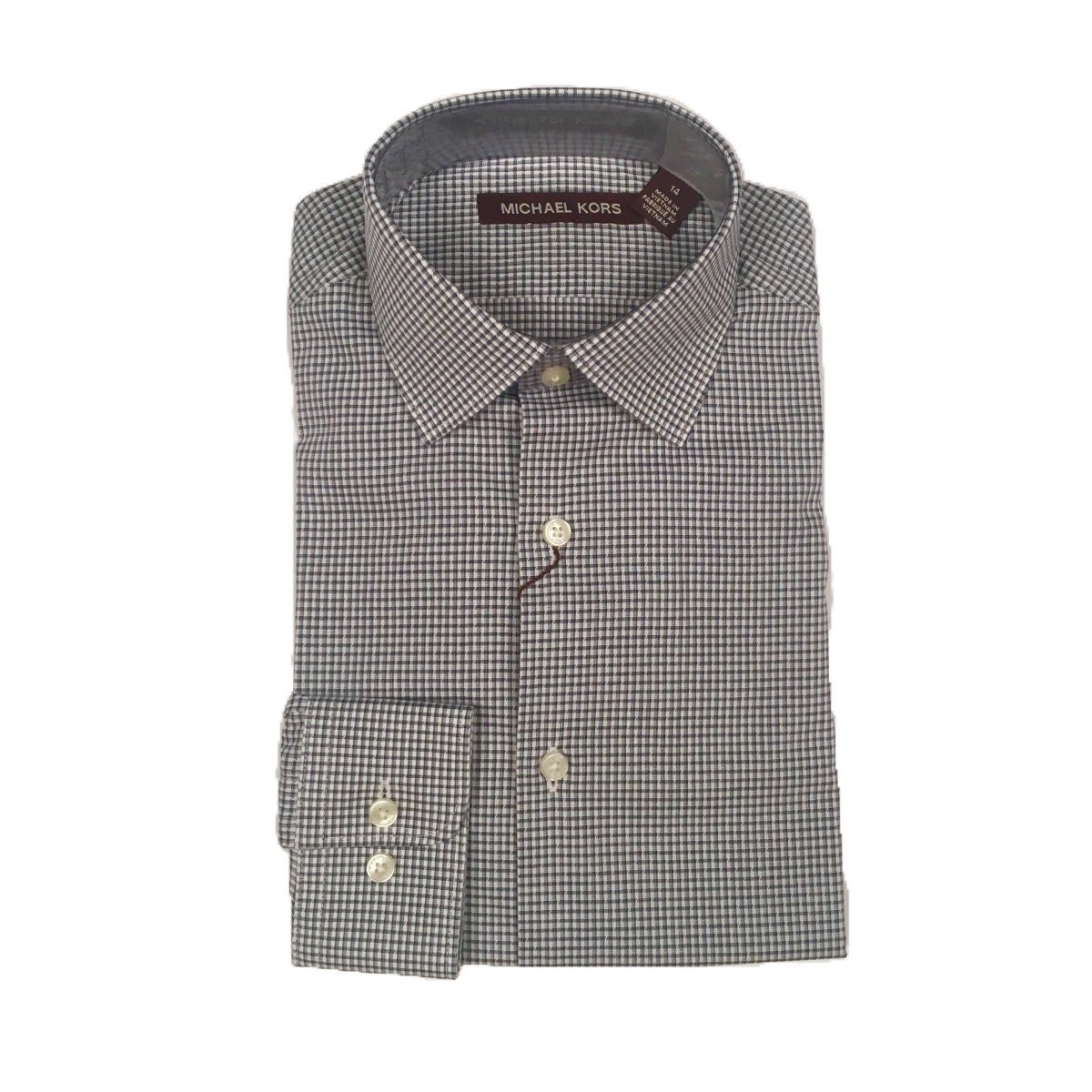 Michael Kors Boys Cotton Black/White Check Shirt 192 Z0295 - NorthBoys