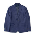 Michael Kors Boys Husky Blue Neat Wool Sports Jacket-NorthBoys