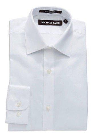 Michael Kors Boys Husky White Cotton Shirt ZH000 - NorthBoys