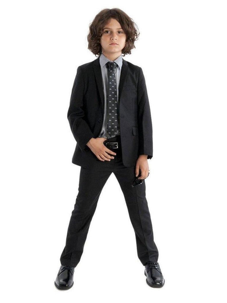 Mod Boys Slim Classic Black Suit-NorthBoys