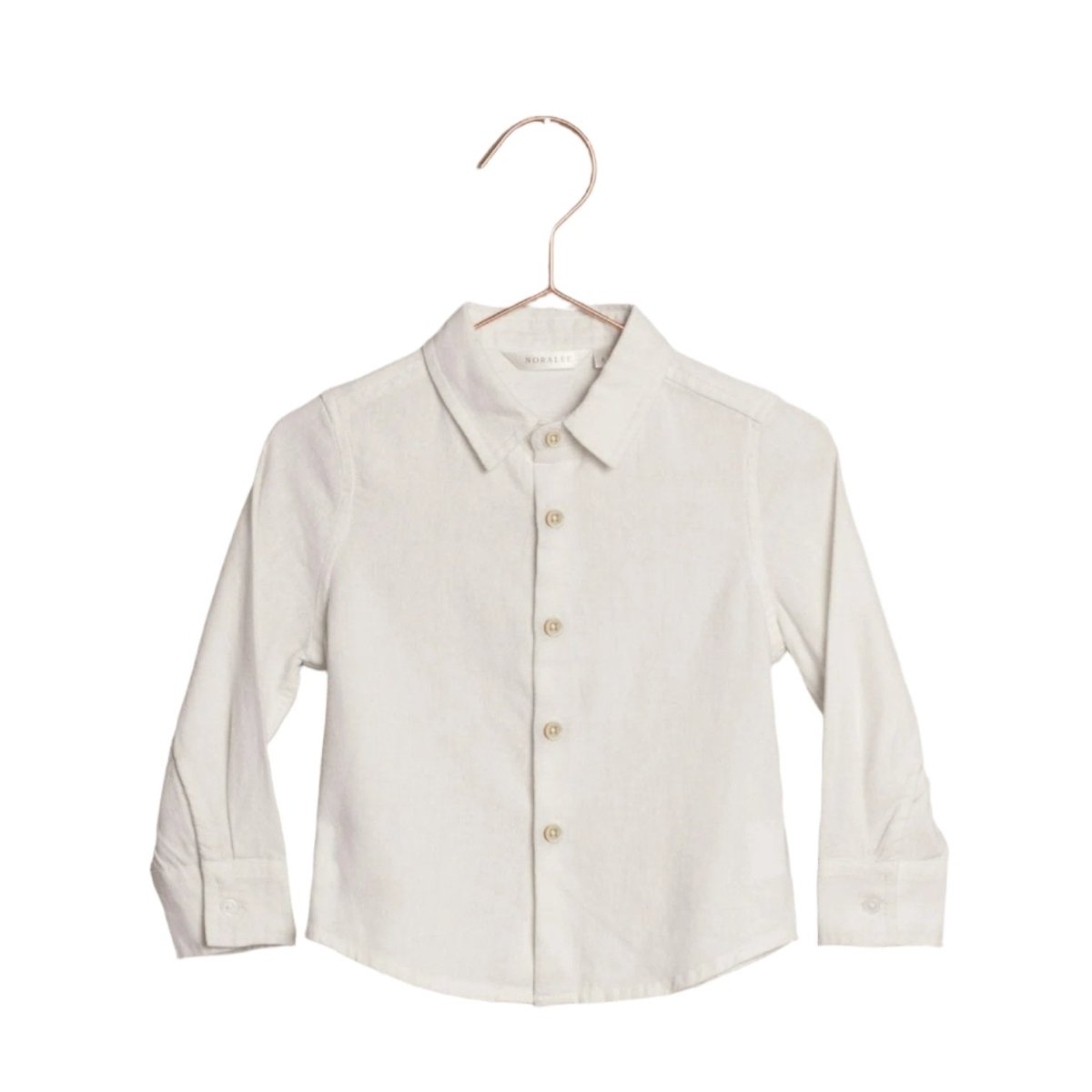 Noralee L/S Button Up Harrison Linen Dress Shirt _White NL043 - P001 - NorthBoys