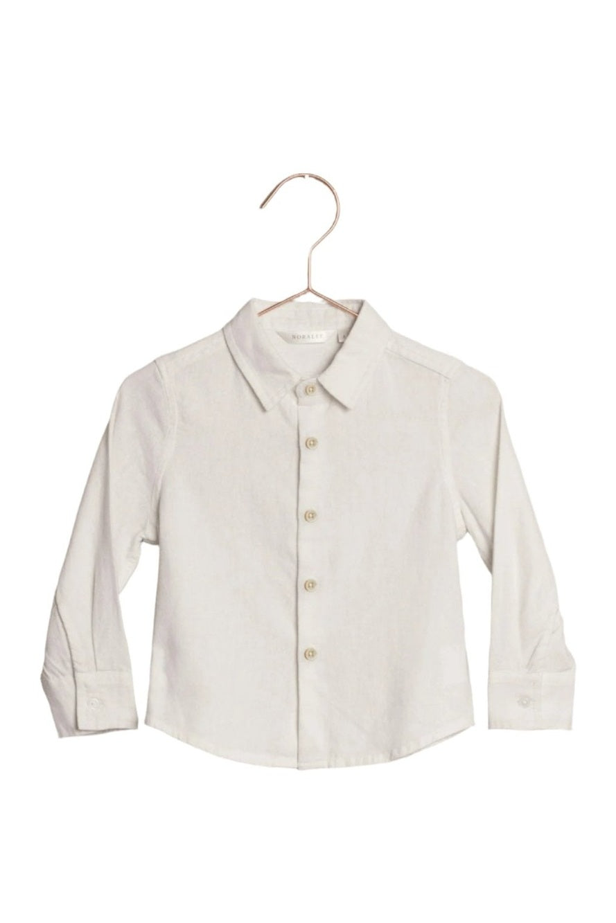 Noralee L/S Button Up Harrison Linen Dress Shirt _White NL043 - P001 - NorthBoys