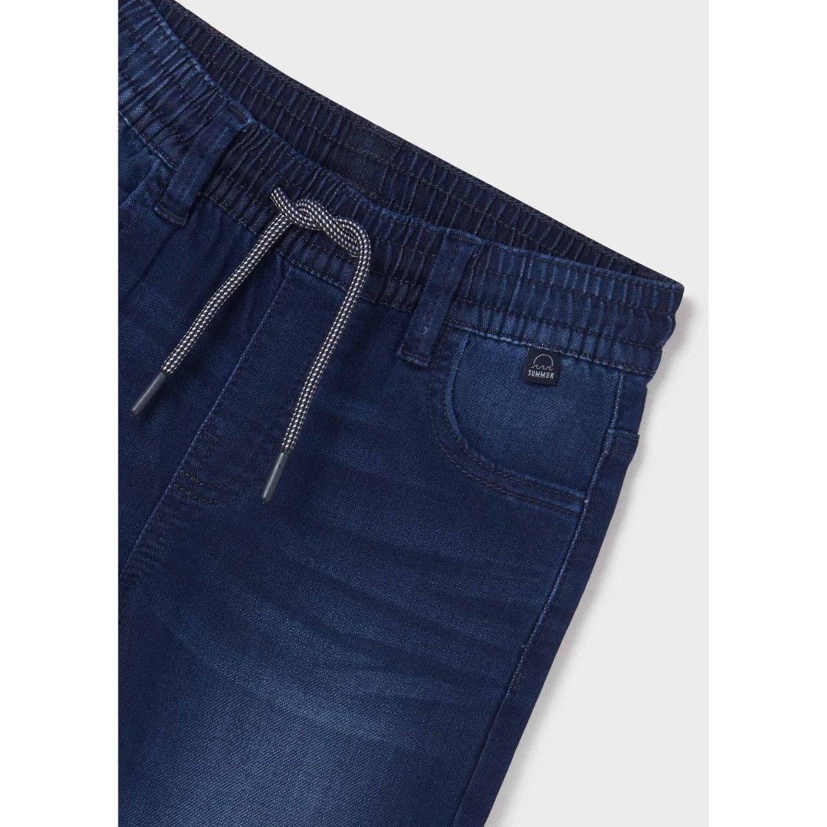 Nukutavake Bermuda Soft Denim Shorts _Medium Blue 6213 - 65 - NorthBoys