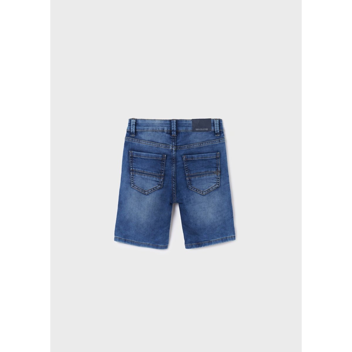 Nukutavake Bermuda Soft Denim Shorts _Medium Blue 6214 - 68 - NorthBoys