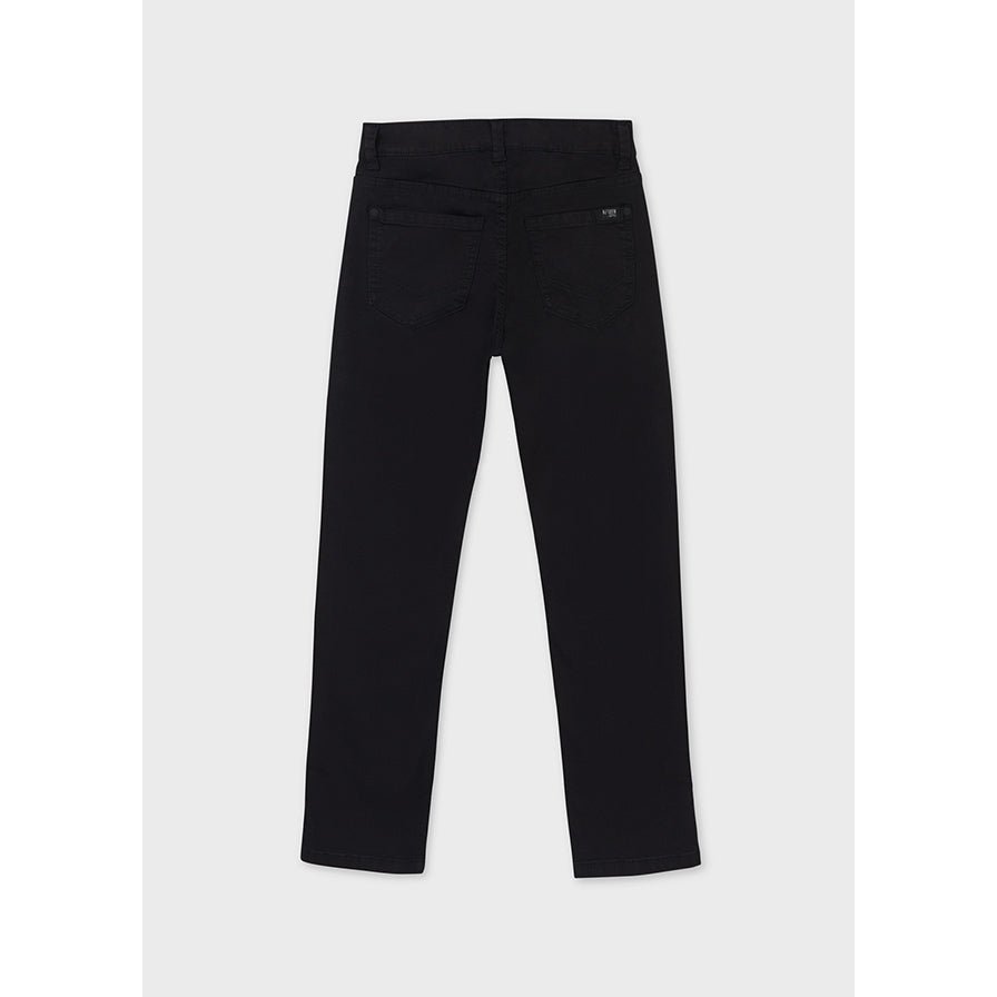 Nukutavake Boys 5 Pocket Slim Fit Basic Black Cotton Pants 582 - 34 212 - NorthBoys