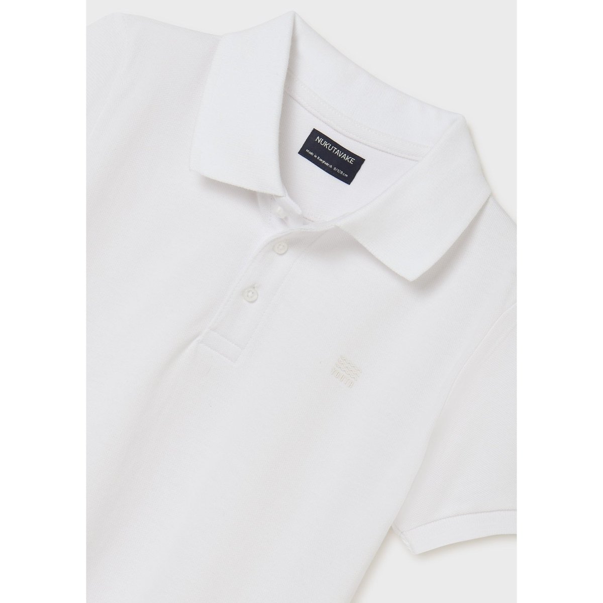 Nukutavake Boys Basic Short Sleeve Polo _White 890 - 28 - NorthBoys