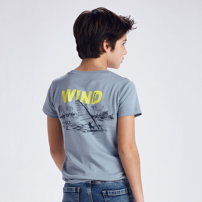 Nukutavake Boys Grey Sailing T-Shirt - NorthBoys