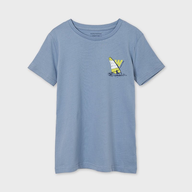 Nukutavake Boys Grey Sailing T-Shirt - NorthBoys