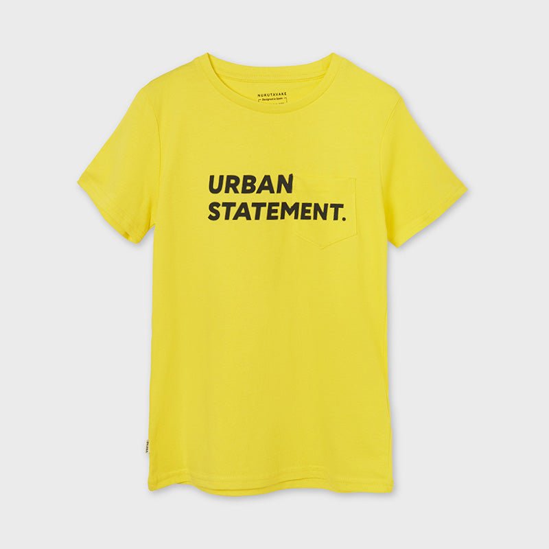 Nukutavake Boys Yellow Urban Statement T-Shirt - NorthBoys