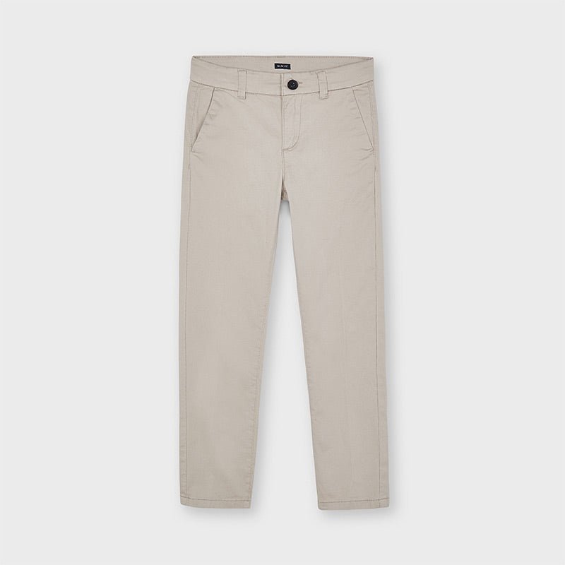 Nukutavake Chino Slim Fit Beige Cotton Pant 530 - 65 - NorthBoys