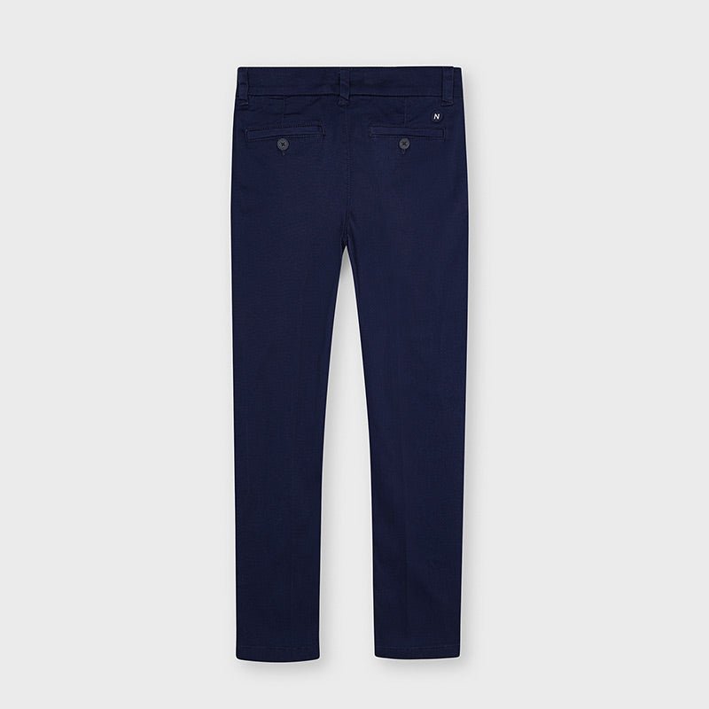 Nukutavake Chino Slim Fit Navy Cotton Pant 530 - 68 - NorthBoys