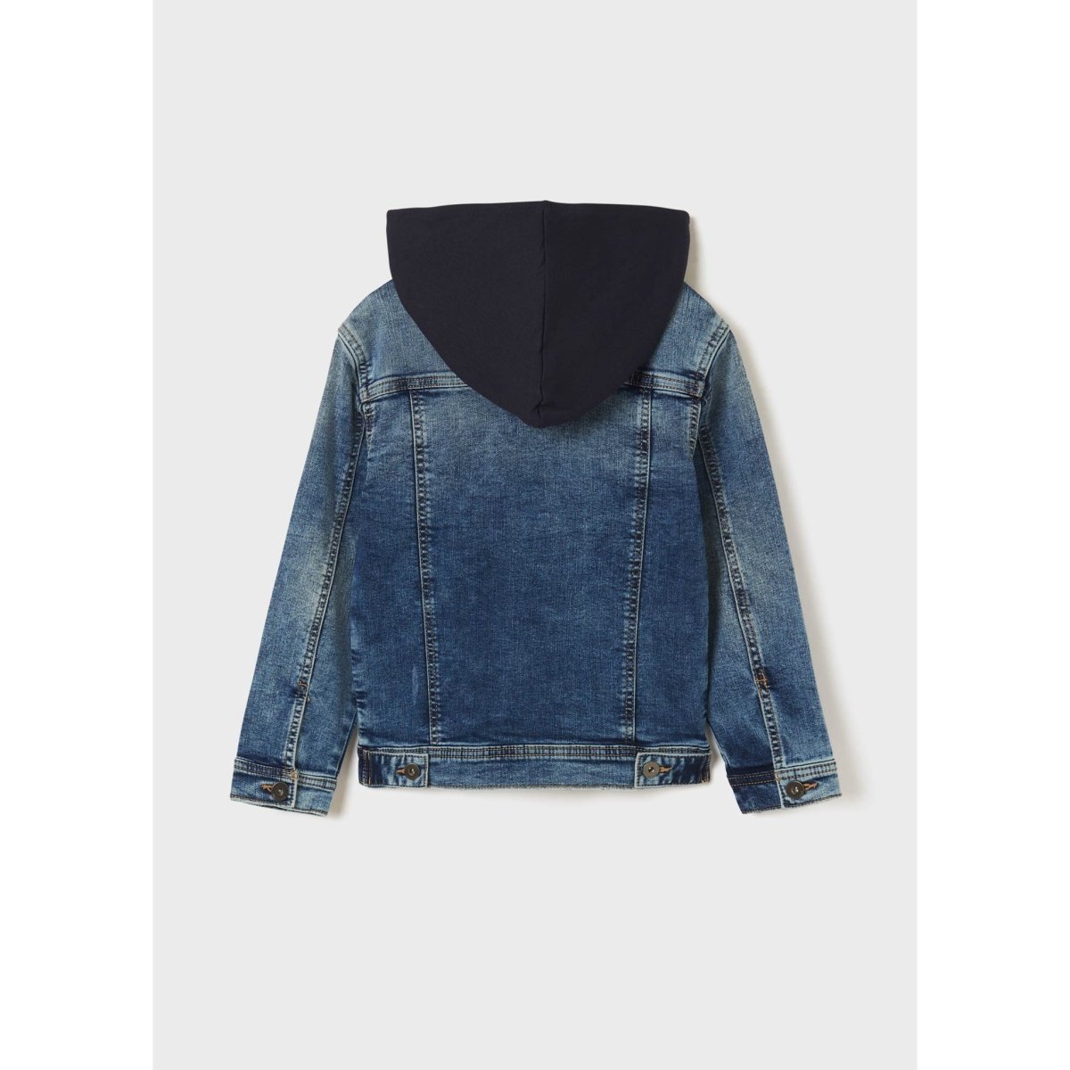 Nukutavake Hooded Denim Jacket _Medium Blue 6406 - 78 - NorthBoys