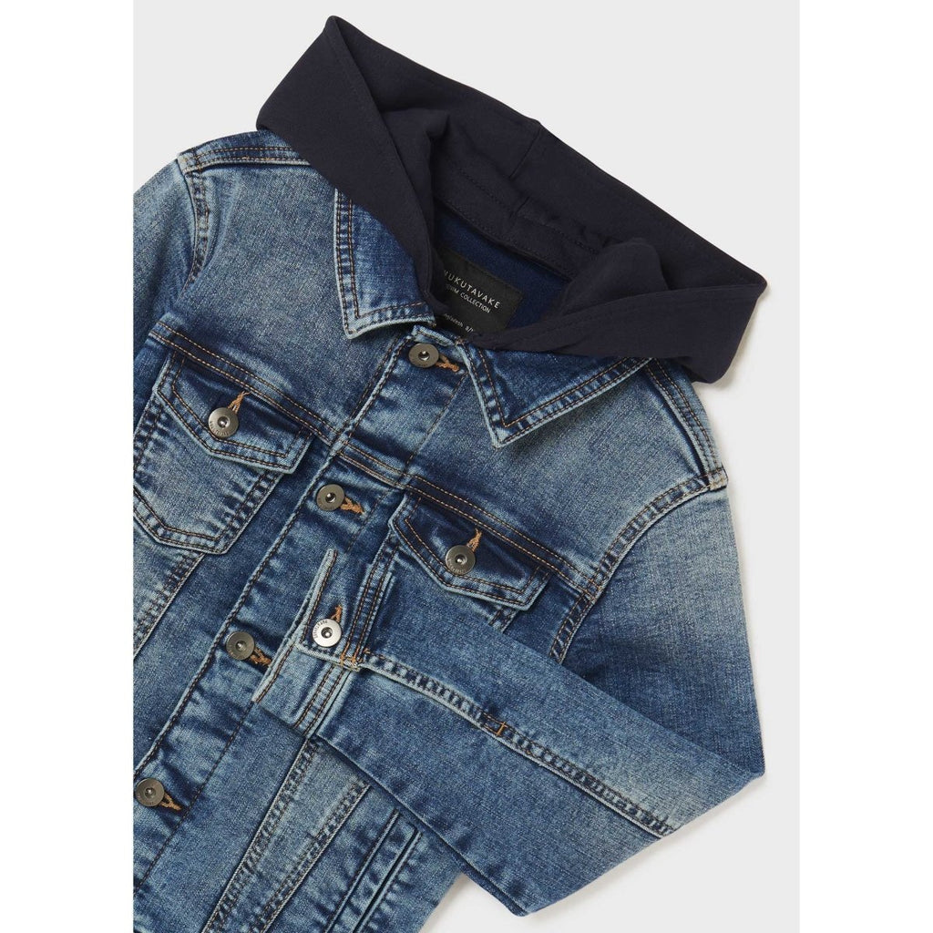 Nukutavake Hooded Denim Jacket _Medium Blue 6406 - 78 - NorthBoys