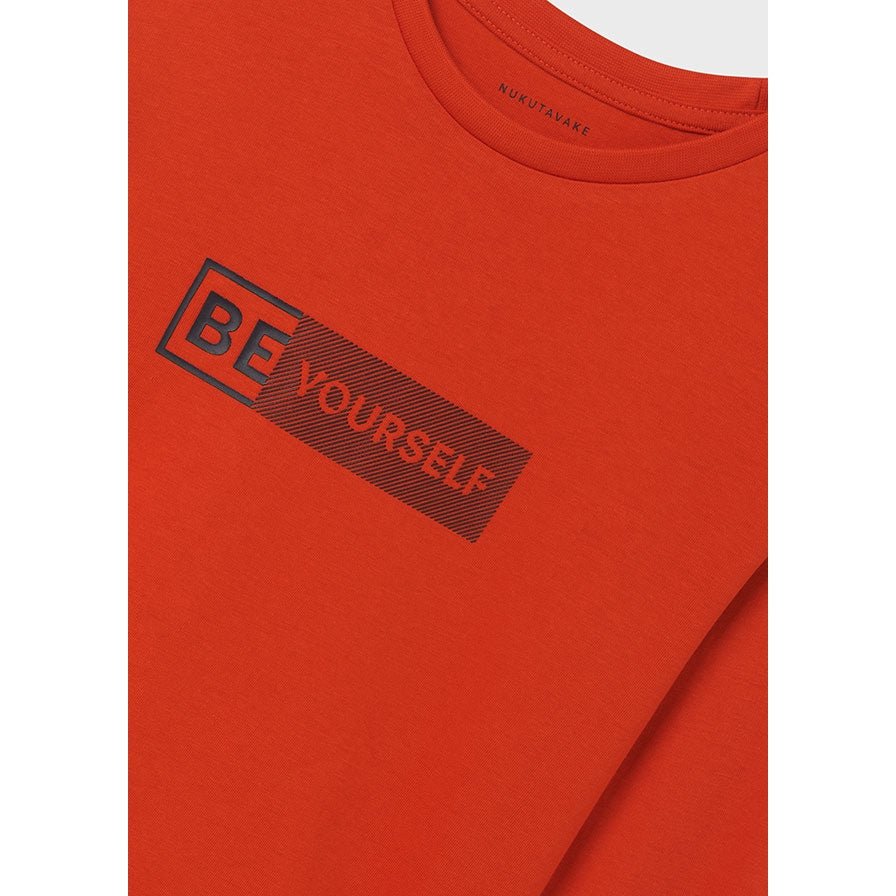 Nukutavake L/S Basic Shirt _Rust 842 - 37 - NorthBoys