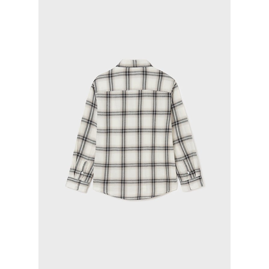 Nukutavake L/S Plaid Shirt _Grey 7166 - 92 - NorthBoys