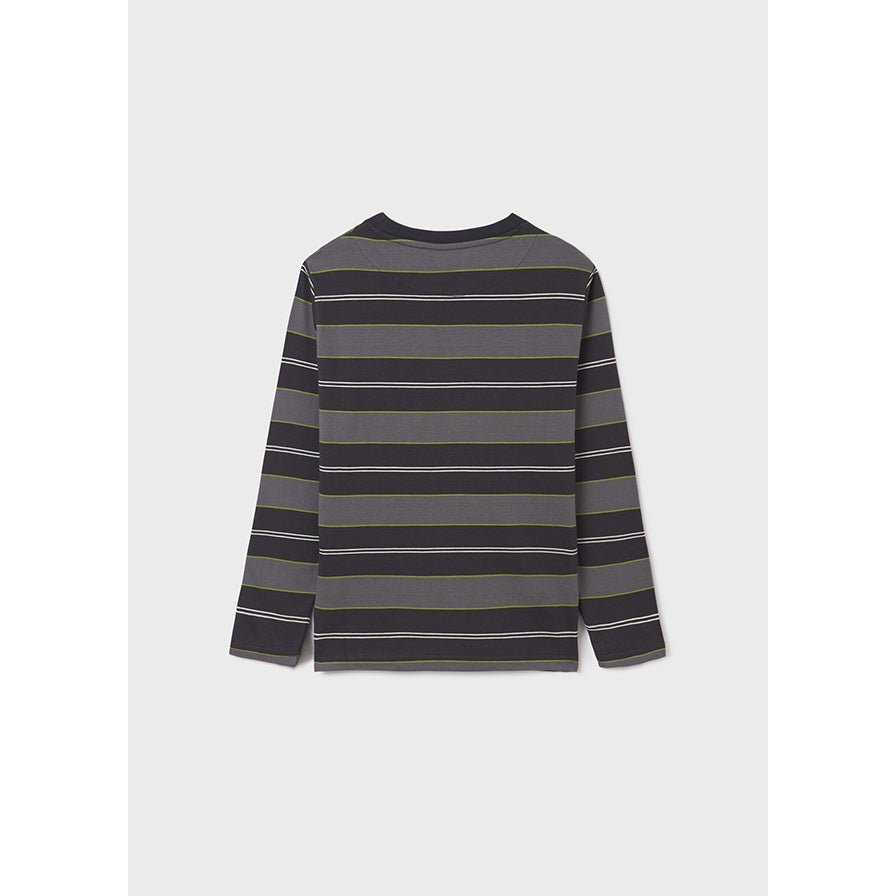 Nukutavake L/S Striped Shirt _Grey 7013 - 15 - NorthBoys