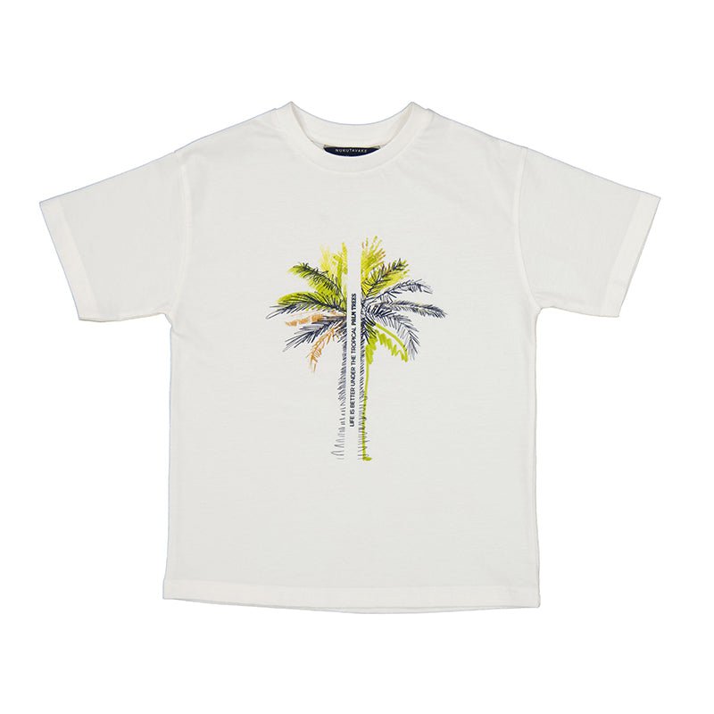 Nukutavake Palm Tree T-Shirt_Cream 6079 - 60 - NorthBoys