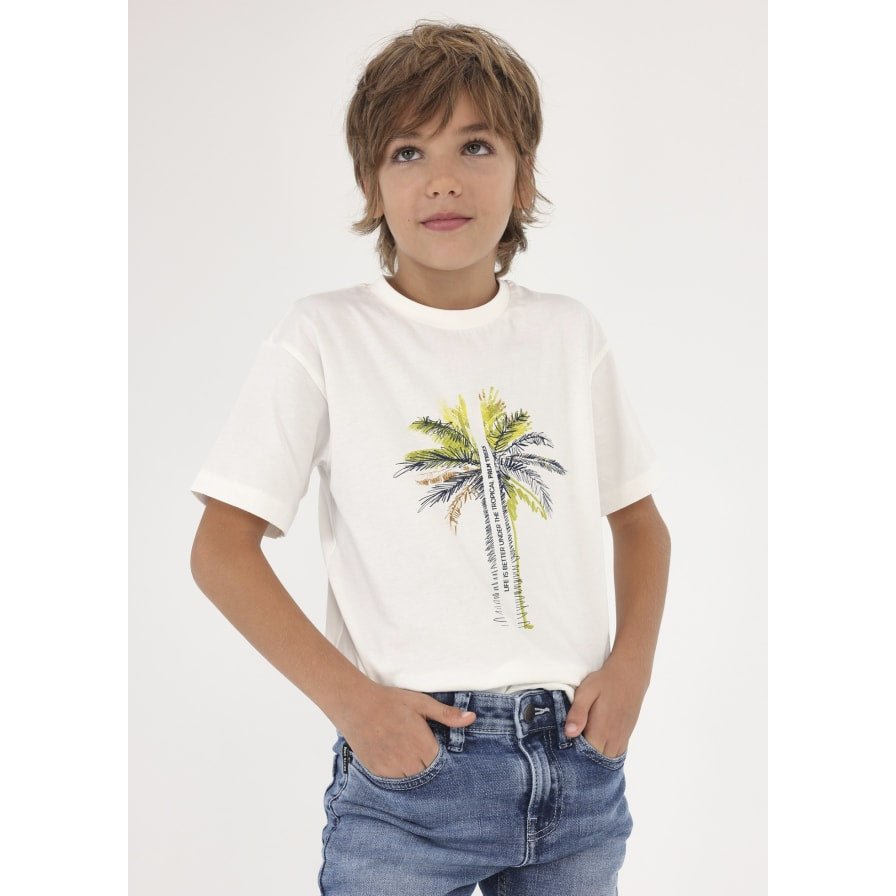 Nukutavake Palm Tree T-Shirt_Cream 6079 - 60 - NorthBoys