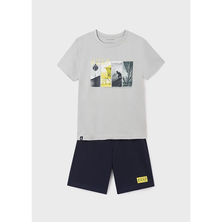 Nukutavake Shirt & Short Set _Navy 6638 - 81 - NorthBoys